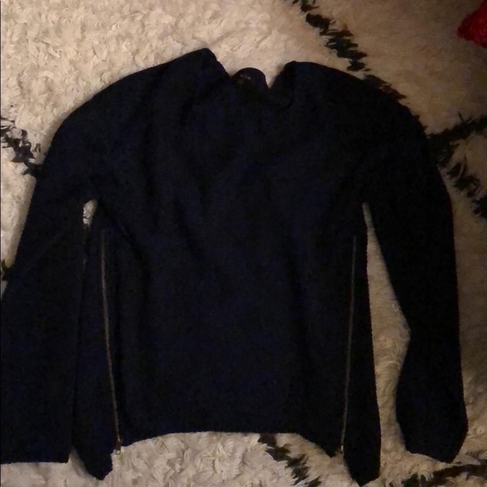 Navy sweater